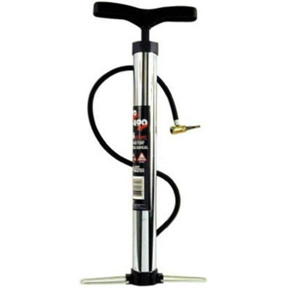 Unique Accessories 57721 70 Psi Chrome Tire Pump