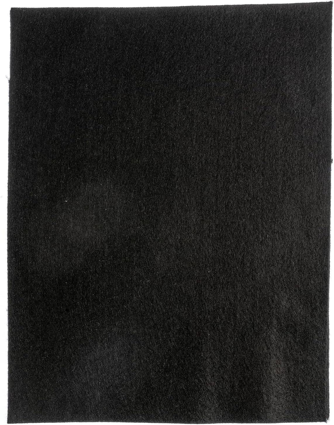 John Bead 9" x 12" Black Acrylic Craft Felt Sheets, 25pcs