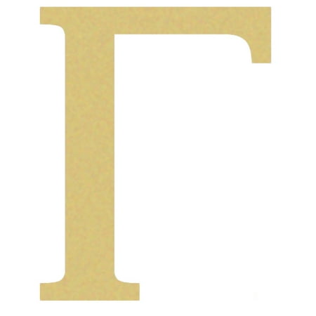 Greek Wood Letter, Unfinished Fraternity Letter, 12'' Gamma, Craft