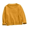 thumbnail image 1 of YUTK Ensembles pour Tout-Petites Fille en Liquidation Mode Fille et Garçon Chandail à Col Roulé Chaud à Manches Longues Décontracté pour Enfants Épaissi par-Dessus Orange, 1 of 7