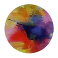 thumbnail image 4 of PIKWEEK Table Cover Orange Color Multicolored Watercolor Blot Beautiful White, 4 of 8