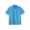 thumbnail image 5 of KingSize Men's Big & Tall Solid Wrinkle-Resistant Short Sleeve Button Down, 5 of 6