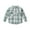 Green A, variant on Enjoytime Fall Toddler Shirts with Pockets Baby Boys Girls Plaid Printed Jackets Long Sleeve Lapel Button Down Shirt Jacket Tops for Kids 1-9T