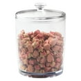 thumbnail image 5 of mDesign Tall Round Plastic Pet Food, Treat Storage Canister Jar - Clear, 5 of 7