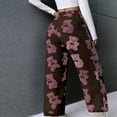 thumbnail image 3 of Womens Fuzzy Fleece Sweatpants Cute Bear Warm Jogger Athletic Loungewear for Ladies Comfy Soft Plush Pajama Pants, 3 of 8