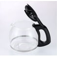 thumbnail image 2 of 12-Cup Replacement Coffee Carafe Compatible with Mr. Coffee Coffee maker Pot, Replace Part# PLD12 PLD12-RB Series, Black Handle, 2 of 2