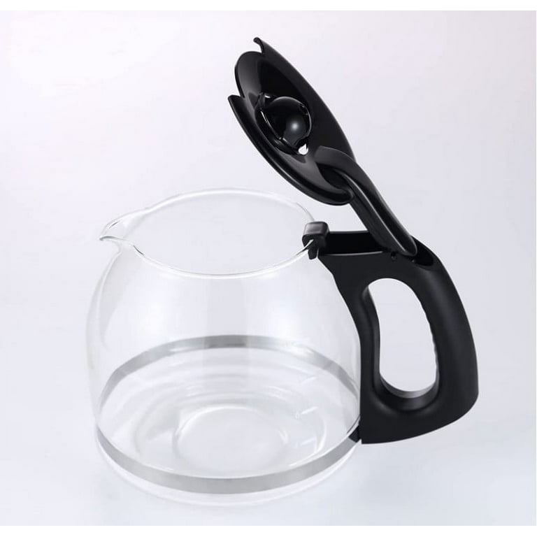  12-Cup Replacement Glass Carafe Pot Compatible with