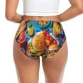 thumbnail image 3 of Womens Underwear Vibrant Picnic Food Spread Cuteness No Show Seamless Underwear for Women, Soft Stretch Women's Panties, Hipster Ladies Panties Bikini Underwear Briefs, 3 of 6