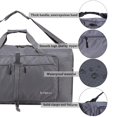 thumbnail image 4 of Bolsa de viaje Woogwin, grande, impermeable, 60 L, gris, 4 of 7