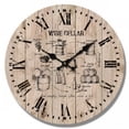 thumbnail image 1 of Wine Cellar 13.5" Wall Clock, 1 of 1