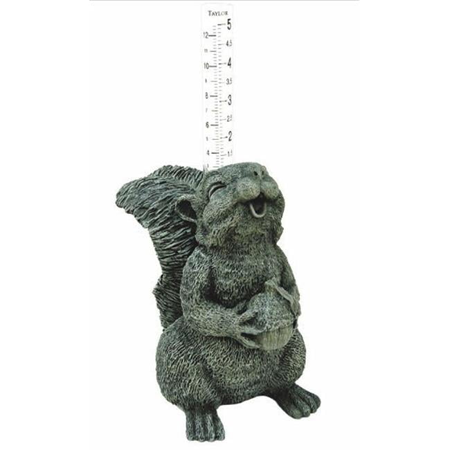 LADYBUG RG80273M Laughing Squirrel Rain Gauge Moss by Ladybug