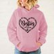 thumbnail image 1 of Nuevas sudaderas con capucha de moda para mujer, otoño e invierno, sudadera con capucha con estampado de corazón de Besties, sudadera con capucha de estilo hip hop para exteriores y calles, 1 of 5