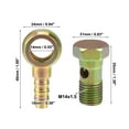 thumbnail image 3 of Unique Bargains 1 Set Banjo Bolt Kit M14x1.5 Banjo Bolt Hose Barb Fitting with Copper Washers for Car Iron Bronze Tone, 3 of 6