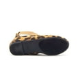 thumbnail image 3 of Little Girls Dana Ankle High Strappy Round Toe Mary Jane Dress Flats Shoes, Leopard, 10, 3 of 4