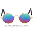 thumbnail image 2 of Gafas De Metal Para Mascotas Gafas De Sol De Moda Para Mascotas Gafas Antideslizantes Para Perros Protección Solar Gafas Retro Para Mascotas Protección Ocular Decoración Para Mascotas Gafas De Sol Speravity PT001575-03, 2 of 6