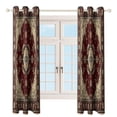 thumbnail image 4 of Bohemia Window Blackout Curtain 3d Printed Blackout Curtain Bedroom Living Room Hotel Window 2 Panel Shade, 4 of 6