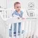 thumbnail image 4 of Yoofoss Saco de dormir para bebé de 0 a 6 meses, manta portátil para bebé, 100% algodón, cremallera bidireccional TOG 0,5, saco de dormir para niños pequeños, paquete de 3, cómodos, suaves y ligeros s, 4 of 4