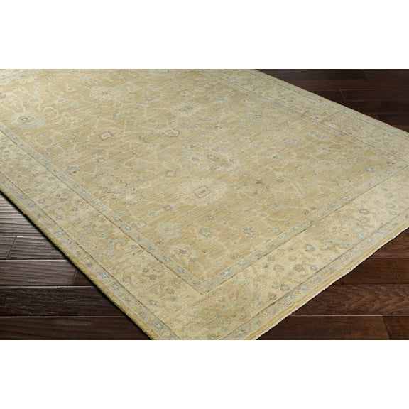 BoutiqueRugs Karalee Traditional Area Rug - Beige, Dark Brown, Dusty Pink - 2' x 3'