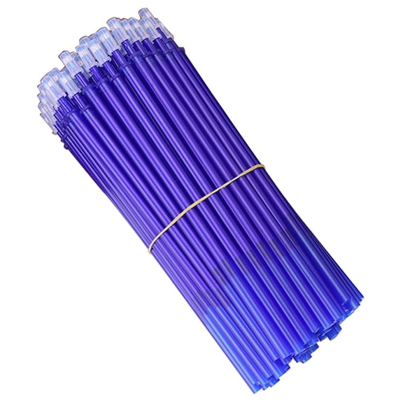 Pack of 100 Erasable Gel Ink Refills Blue Ink Refills for Most Erasable Gel Ink Pens 0.5mm Fine Point Adults Office Use