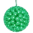 thumbnail image 1 of Vickerman X121004 10 in. Starlight Sphere Christmas Ornament with 150 Green Wide Angle LED Light, 1 of 1