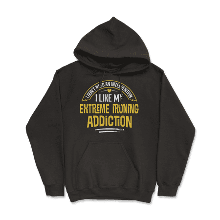 Funny Extreme Ironing T-Shirt - I Like My Addiction