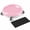 Pink, variant on Abdominal Roller Wheel Disc, 4 Wheel Ab Roller with Knee Mat, Core Exercise Equipment for Home Gym Fitness