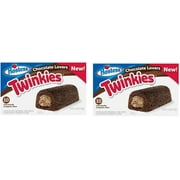 Hostess - Chocolate Lovers Twinkies - 13.58 Oz - 10 Individually Wrapped Cakes - Pack of 2