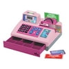 Ben Franklin Toys Talking Cash Register Kit with Working Calculator, Microphone & Play Money, In Color Pink Toy