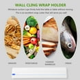 thumbnail image 4 of Miangastore 2pcs Plastic Wrap Dispenser Cling Film Roll Cut Blades Food Packing Film Cutter, 4 of 9