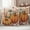 Beige Burnt Orange, variant on Burnt Orange Pumpkin Fall Outdoor Waterproof Pillow Covers, Thanksgiving Botanical Leaves Rustic Decorative Square Throw Pillowcase Sofa Cushion Sham for Patio/Couch/Chair, 16"x16" 2 Pack