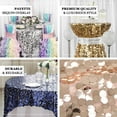 thumbnail image 3 of Efavormart 72" x 72" Iridescent Blue Premium Big Payette Sequin Overlay  Table Cover Party Supplies for Baby Shower Tablecloth, Wedding Birthday Party, Banquet Decor, 3 of 11