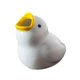thumbnail image 5 of Soporte de cerámica para cepillos de dientes con forma de pato, organizador de cepillos de dientes, decoración portátil para mesa, animal Mira hacia arriba en blanco, 5 of 9