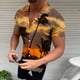 thumbnail image 2 of Camisa de playa hawaiana para hombre Camisa bohemia de verano Pompotops oipoqjl45195, 2 of 6