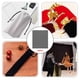 thumbnail image 3 of 10 piezas de tela de fieltro adhesiva de terciopelo, láminas impermeables para hacer manualidades gris, 3 of 7