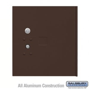 Replacement Parcel Locker Door and Tenant Lock - for Cluster Box Unit - Large Parcel Locker - with (3) Keys - Bronze