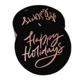 thumbnail image 1 of Inkdotpot Pack Of 100 Real Rose Gold Foil Paper Tags Happy Holiday Favor Hang Tags, 1 of 6