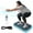 Black+Blue, variant on SHINPT Vibration Plate Exercise Machine, Workout Equipment with Resistance Band, Vibration Plate for Lymphatic Drainage, Vibrating Plate Exercise Machine for Weight Loss, Cardio Equipment