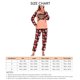 thumbnail image 5 of Pijamas familiares de Halloween Cómodos pijamas familiares de vacaciones para hombres, mujeres, niños, bebés, amarillo pálido, MUJERES L, 5 of 5