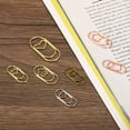 thumbnail image 5 of Papel Clip Corazón-Forma Lindo Decorativo Unique Bargains 2 Pulgadas Dorado Tono Paquete de 20, 5 of 5