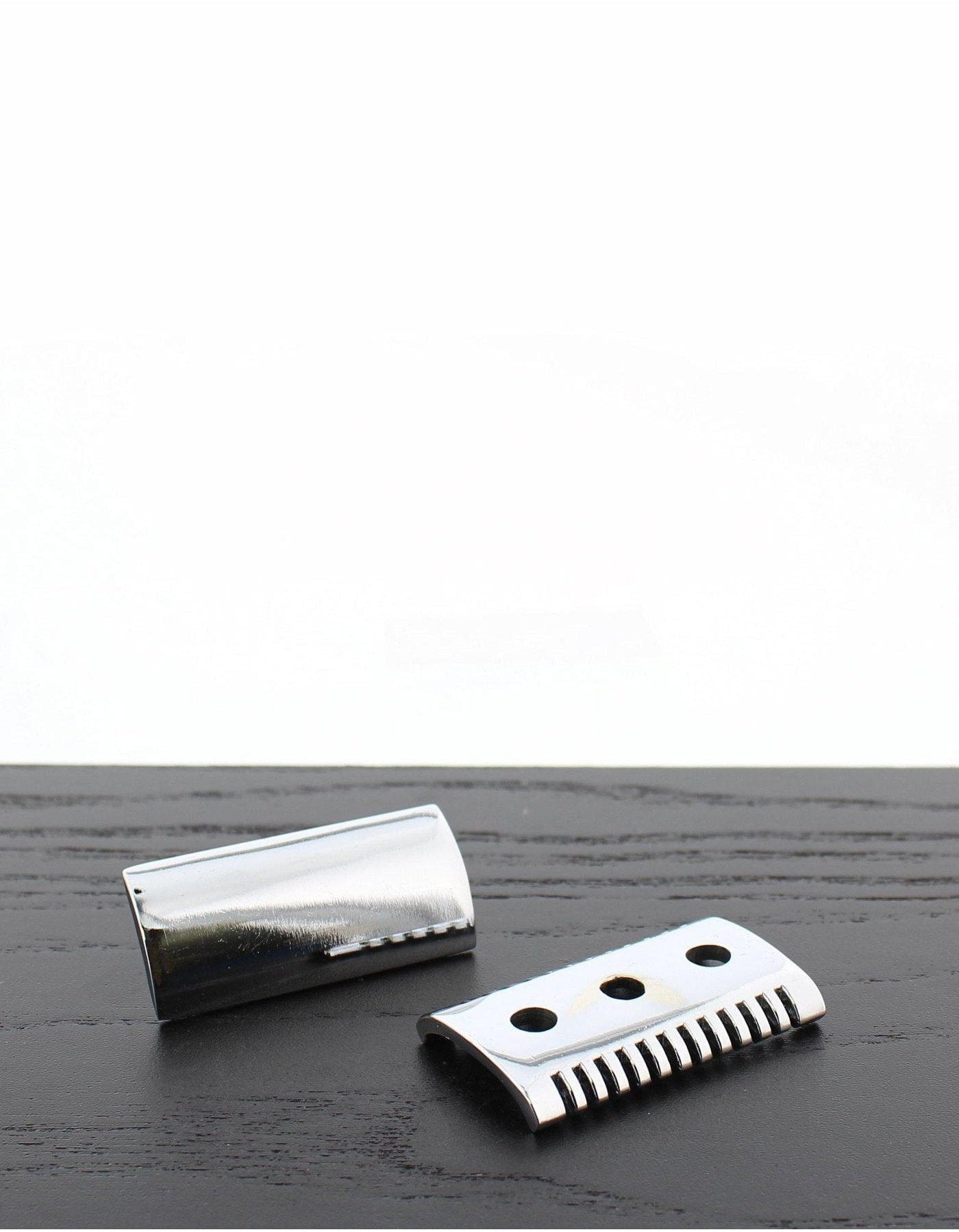 WCS DE Razor Head, Open Comb, Chrome