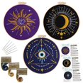 thumbnail image 1 of Kit de bordado Louise Maelys Tarot 3 con Sun Moon Evil Eye, 1 of 7