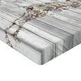 thumbnail image 2 of Ambesonne Deer Fitted Sheet, Xmas Animal Rustic, Queen Size, Grey Multicolor, 2 of 3