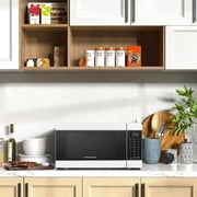 Frigidaire 0.9 Cu. ft. Countertop Microwave Oven, 900 Watt Microwave with 10 Power Levels, White