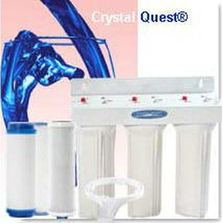CRYSTAL QUESTA Commercial Inline Replaceable Triple ULTIMATE Water Filter System