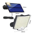 thumbnail image 4 of JShteea LED Solar Dividida Con Sensor Cuerpo Humano 3 Uds. para Patio Y Jardín (control Remoto 106LED), 4 of 8
