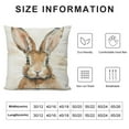 thumbnail image 5 of Shangniulu Easter Rabbit Throw Pillow Case Cushion Cover Spring Home Decoration Short Plush Material，Multiple sizes available, 5 of 5