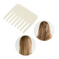 thumbnail image 5 of Unique Bargains 1 Pc Portable Marble Wide Tooth Comb Colorful White Acetate Sheet, 5 of 5