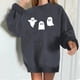 thumbnail image 4 of Camisas sexy de invierno para mujer Cuello redondo Manga larga Tops Impreso Sudadera regular Blusa Fridja fjkfkj874, 4 of 4