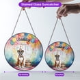 thumbnail image 5 of Happy Birthday to Boxer Kitten Party Balloons Cake Stained Glass Suncatcher Boxers Dog Lover Gifts Idea Window Hanging Sign Decor - 00027, 5 of 5