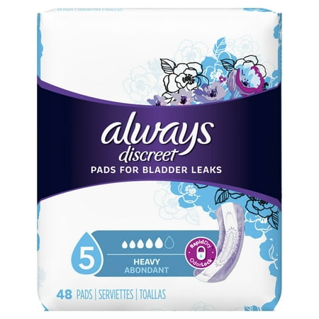discreet incontinence postpartum bleeding